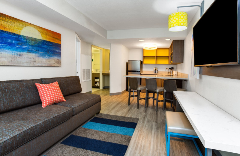 Guest living room at Holiday Inn Resort Orlando Suites - Waterpark.