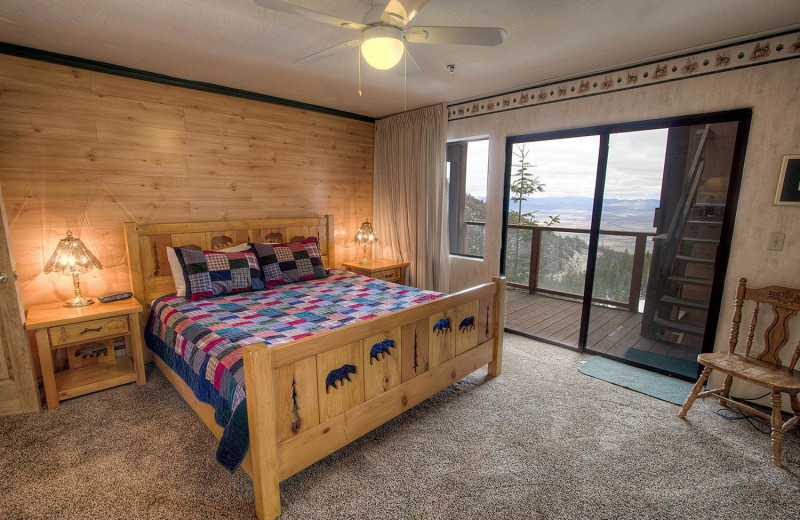 Rental bedroom at Lake Tahoe Accommodations.