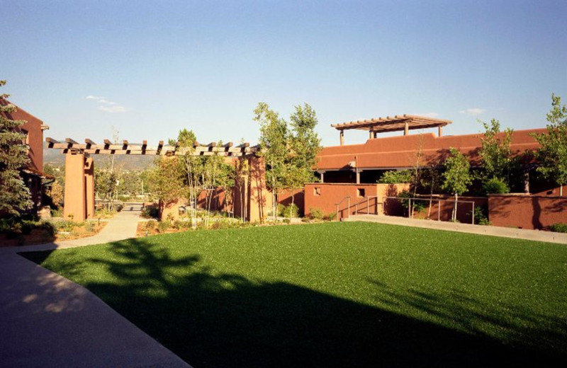 Courtyard at The Lodge at Santa Fe.