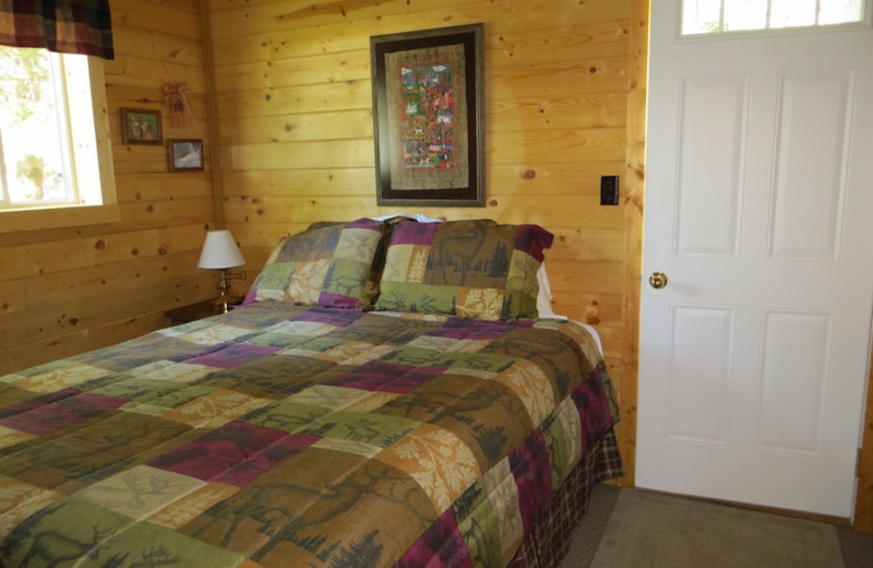 Cottage bedroom at Balsam Lane Cottage.