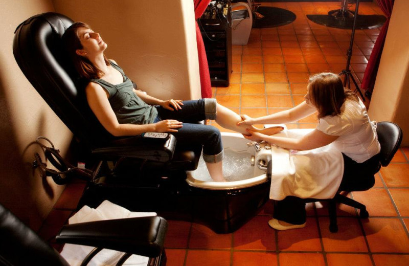 Pedicure at Tubac Golf Resort.