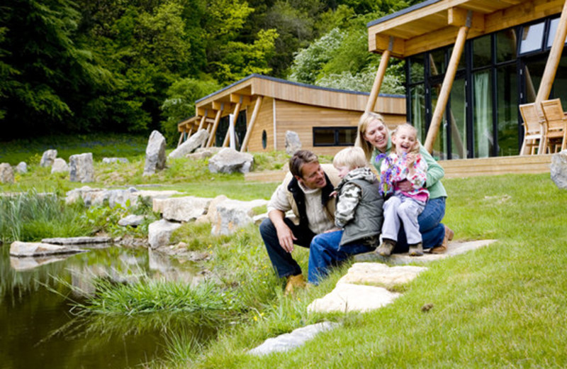 Family enjoying their stay at Yorkshire Dales.