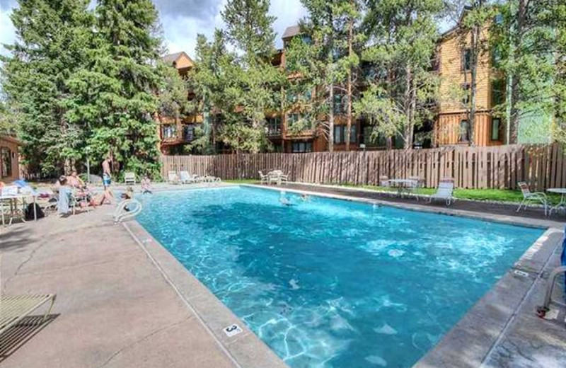 Outdoor pool at Alpine Meadows Management.