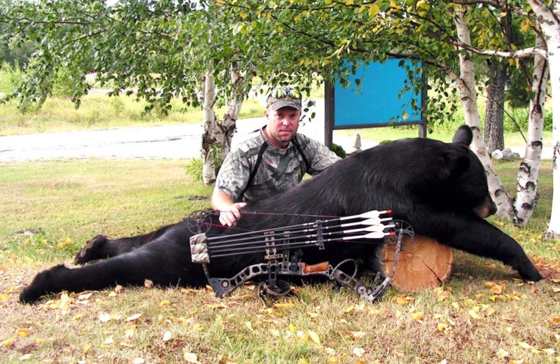 Hunting at Bay Wolf Camp.