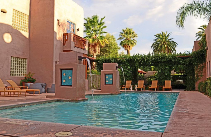 Outdoor pool at Lodge on the Desert.