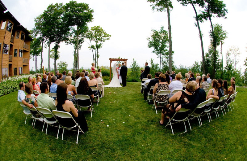 Wedding ceremony at Landmark Resort.