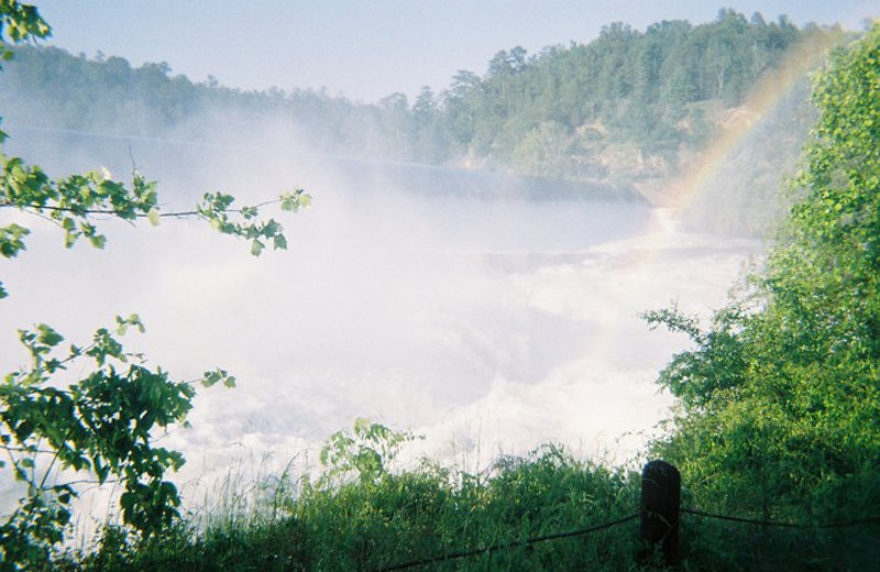 Waterfall near Hochatown Country Lodge.