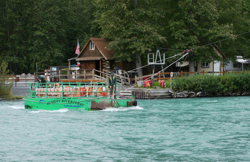 Exterior view of Gwin's Lodge & Kenai Peninsula Charter Booking Service.