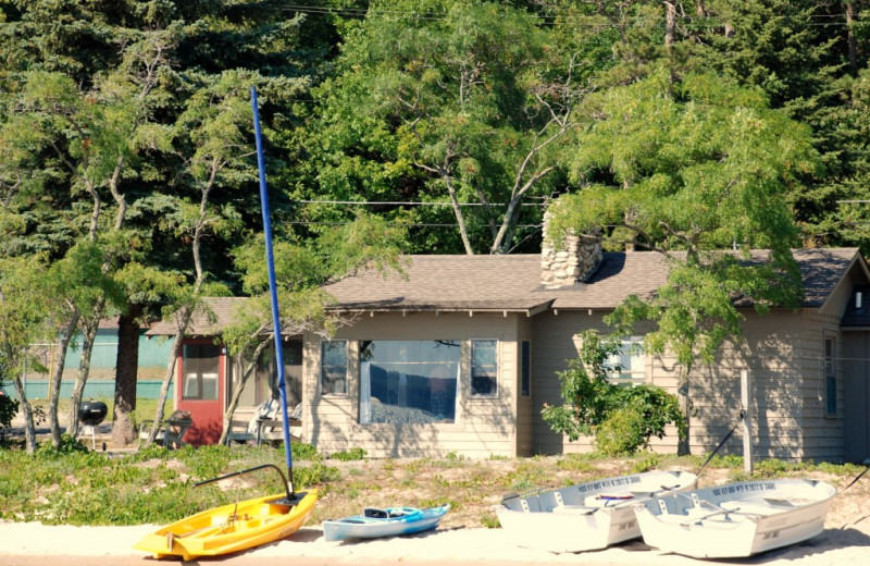 Cabin Exterior at Chimney Corners Resort