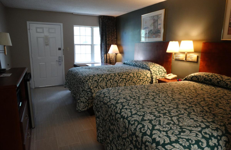 Guest room at Deerfield Inn.