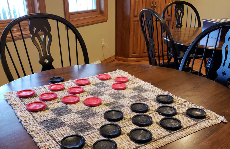Checkers at High Point Inn.