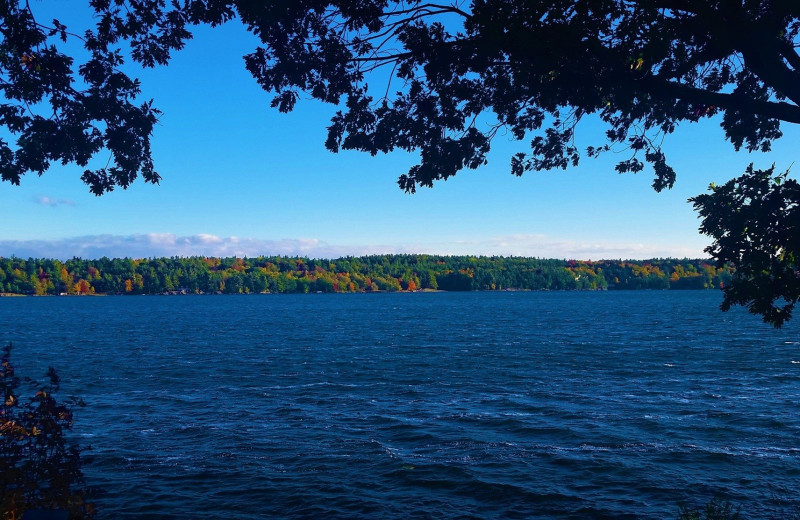 Lake view at Windjammer Lodge.