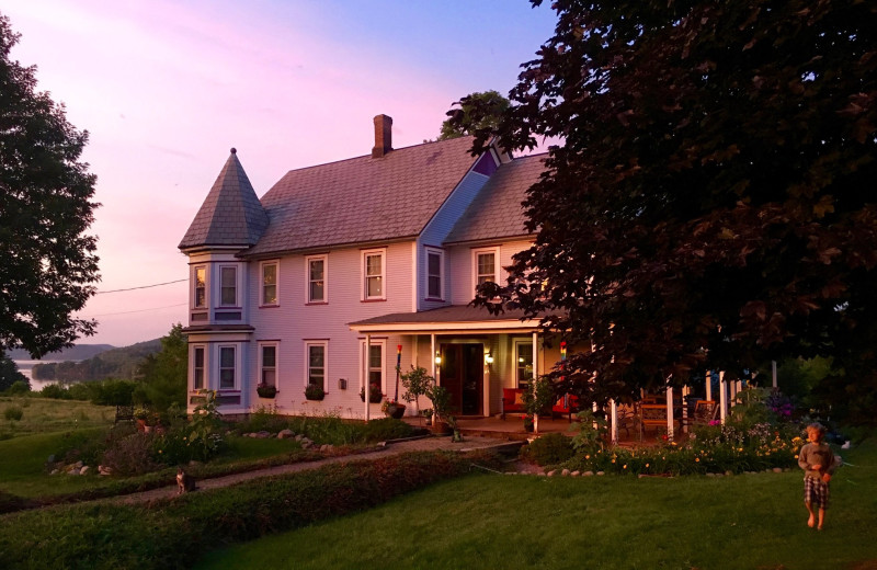 Exterior view of The Inn on Lake Champlain.