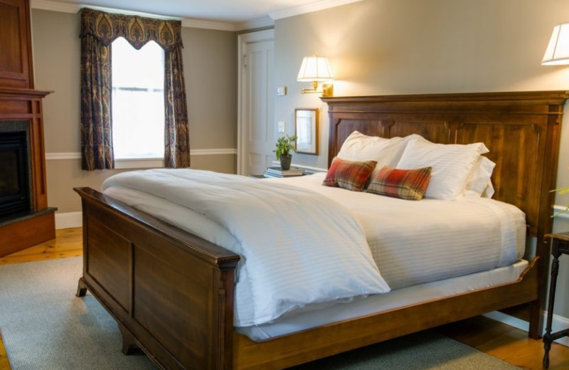 Guest room at Four Columns Inn.