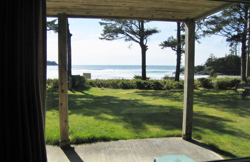 Porch View at Pacific Sands Beach Resort 