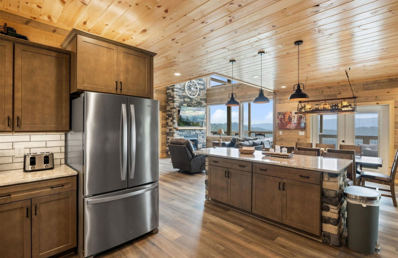 Kitchen at American Patriot Getaways - Morning Wood.