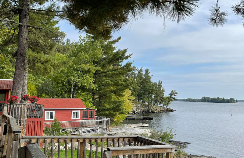 Balcony view at Arrowhead Lodge 