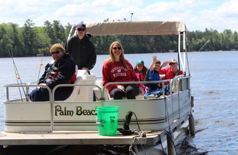 Boating at Idle Hours Resort.