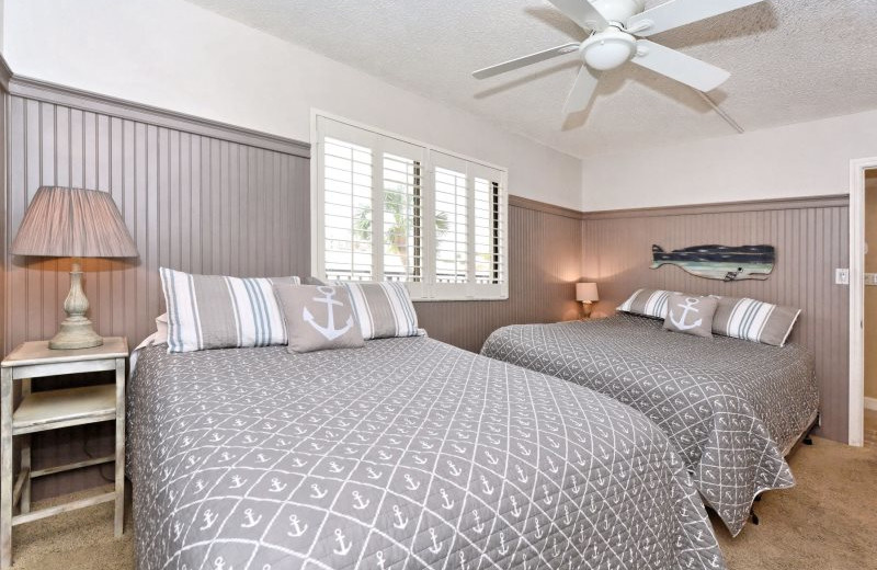 Rental bedroom at El Presidente Condos.