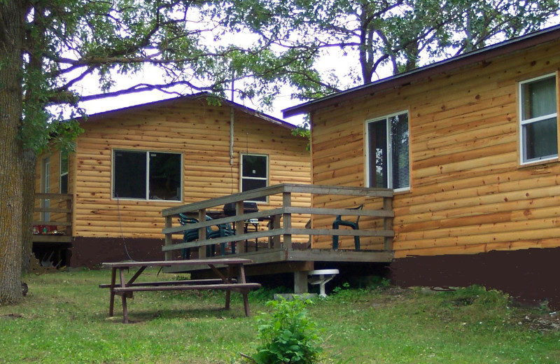 Cabins at Harris Hill Resort.