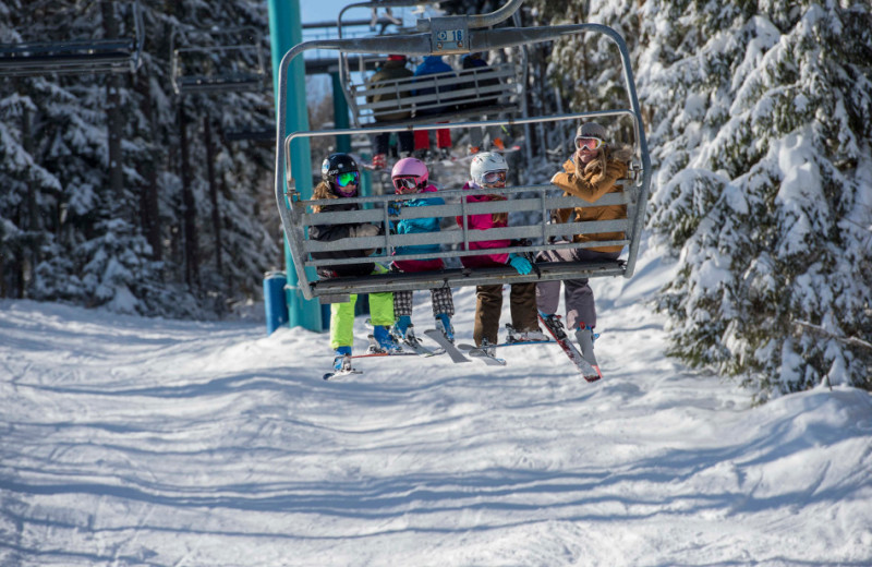 Ski lift at Holiday Valley Resort.