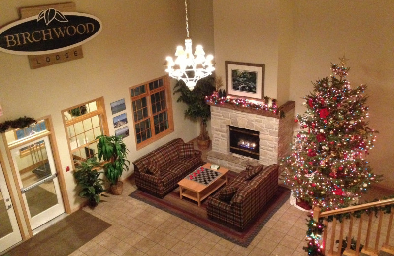 Lobby view at Birchwood Lodge.