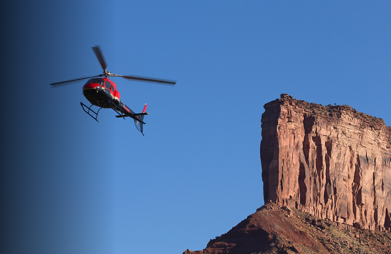 Helicopter View at Gateway Canyons Resort 