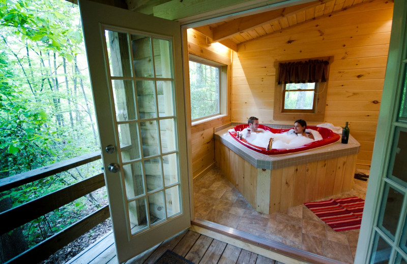 hot tub cabin rentals virginia