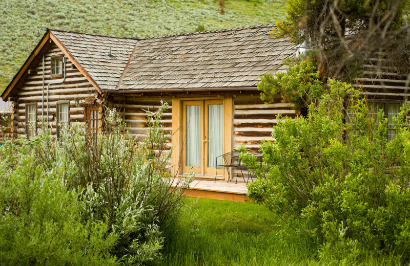 Cabin exterior at 320 Guest Ranch.