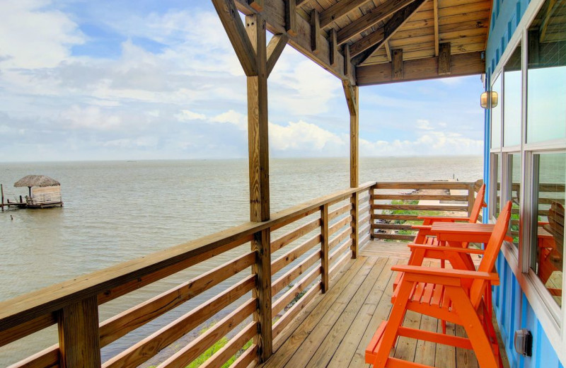 Rental balcony at Port A Escapes.