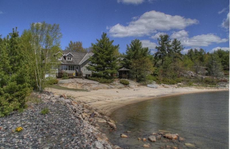 Rental exterior at Muskoka District Rentals.
