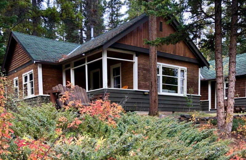 Cabin exterior at Johnston Canyon Lodge & Bungalows.