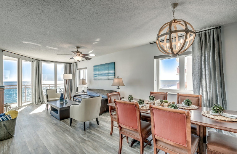 Rental living room at Condo World.