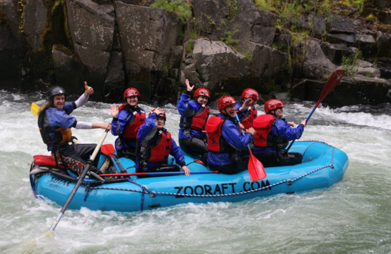 River rafting at Columbia Gorge Hotel.