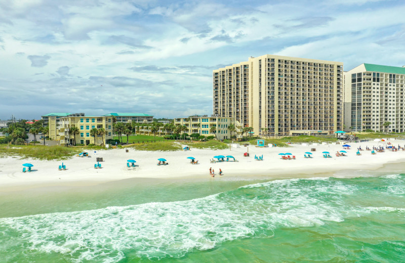 Beach at Silver Dunes Condominium.