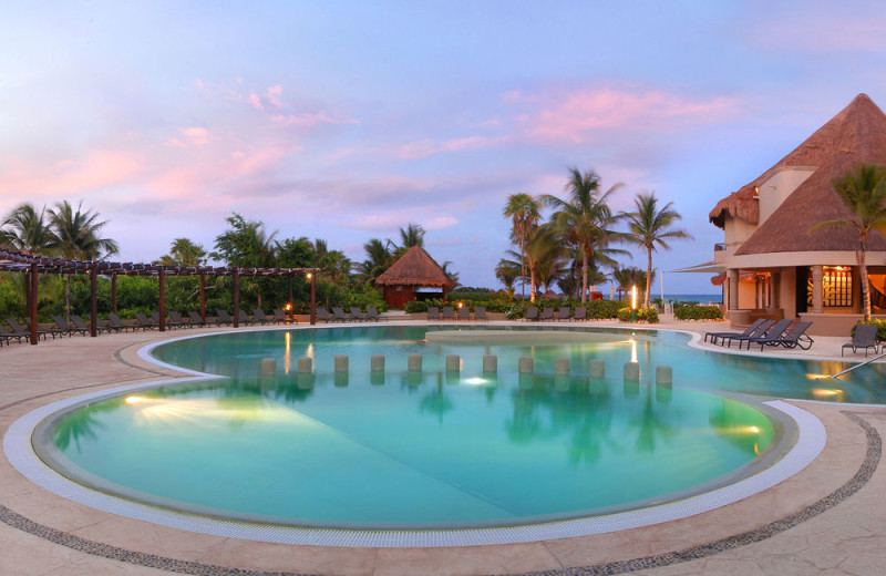 Outdoor pool at Catalonia Playa Maroma.