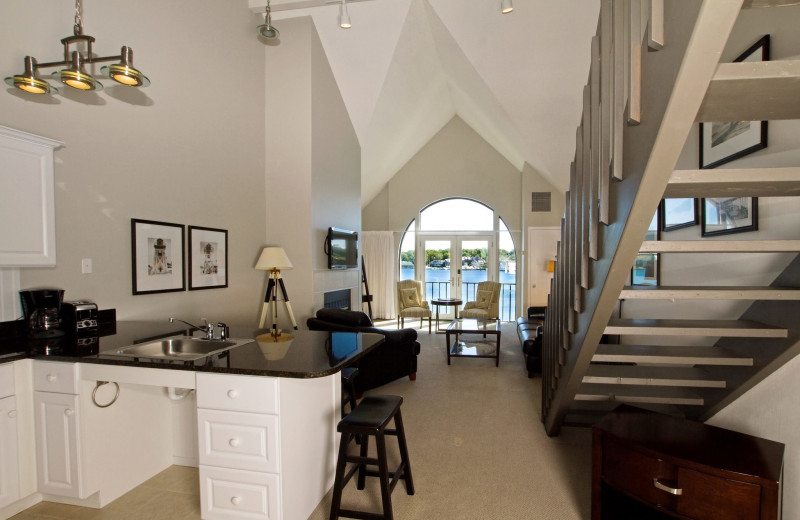 Vacation rental interior at Edgewater Inn on the Harbor.