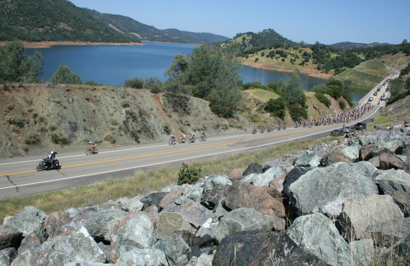 View of the lake at Lake Don Pedro.