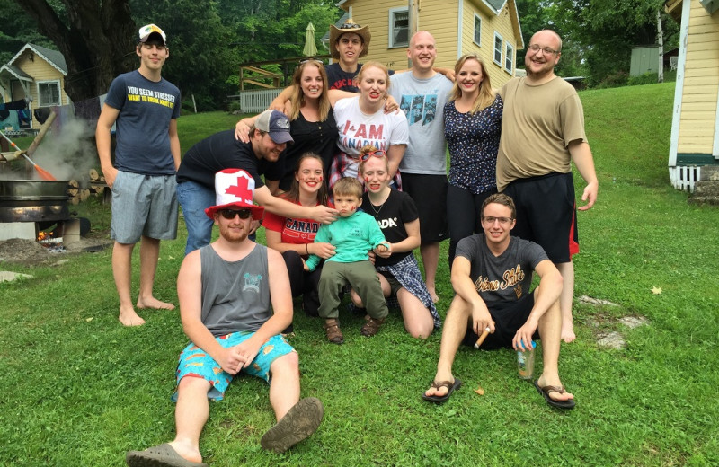 Reunions at Sandy Beach at Otter Lake.