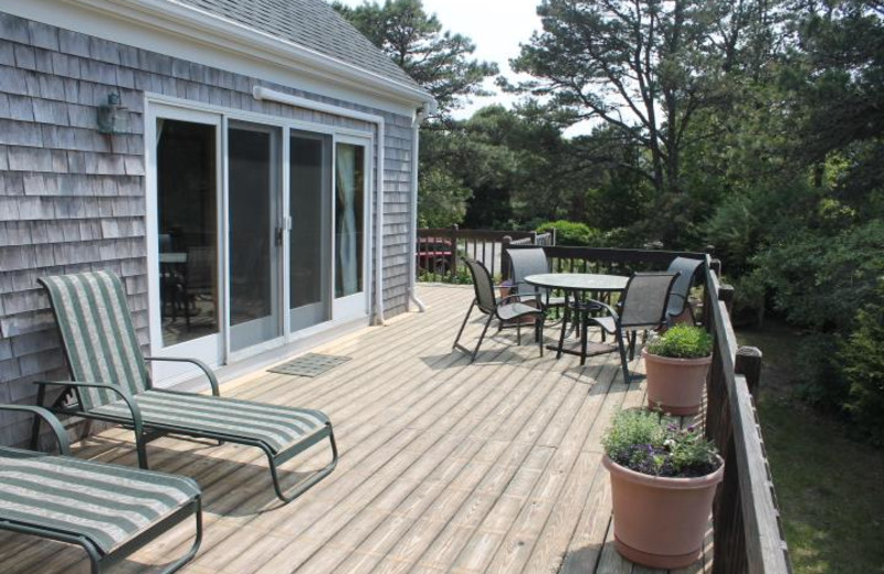 Rental deck at Hopper Real Estate.