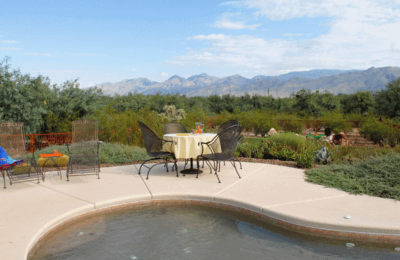 Outdoor pool at Casitas At Smokey Spring Ranch.