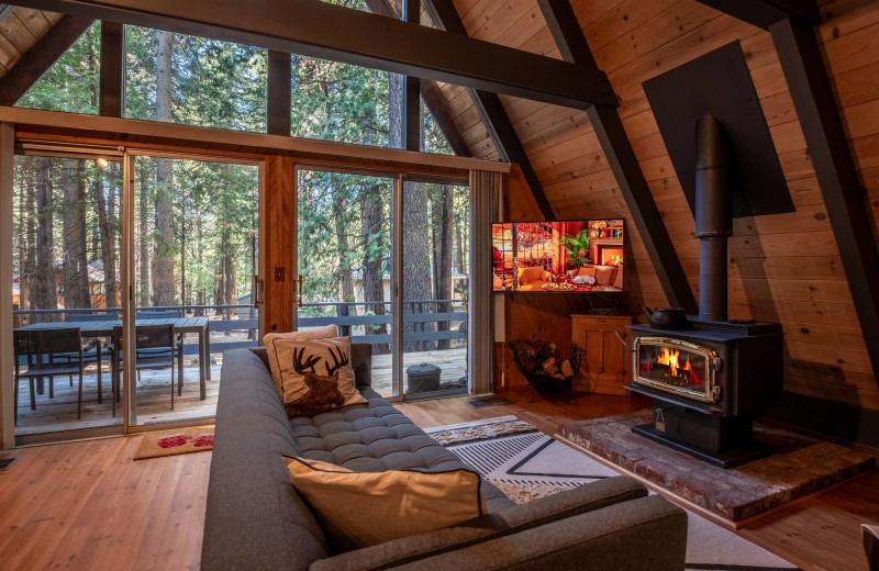 Rental living room at Big Trees Real Estate, Inc.