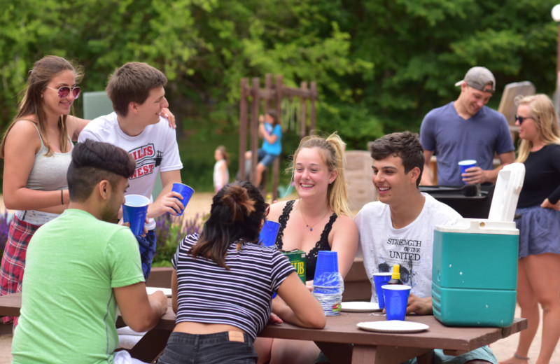 Groups at Baker's Sunset Bay Resort.