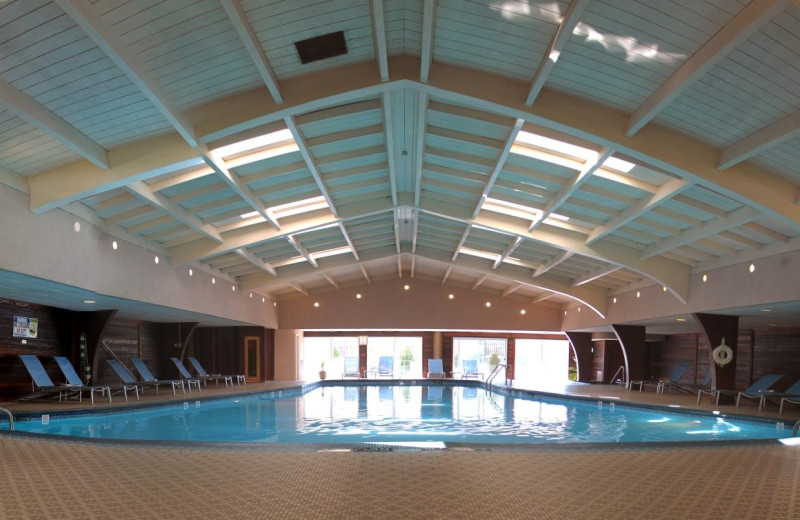 Outdoor pool at The Kensington Court.