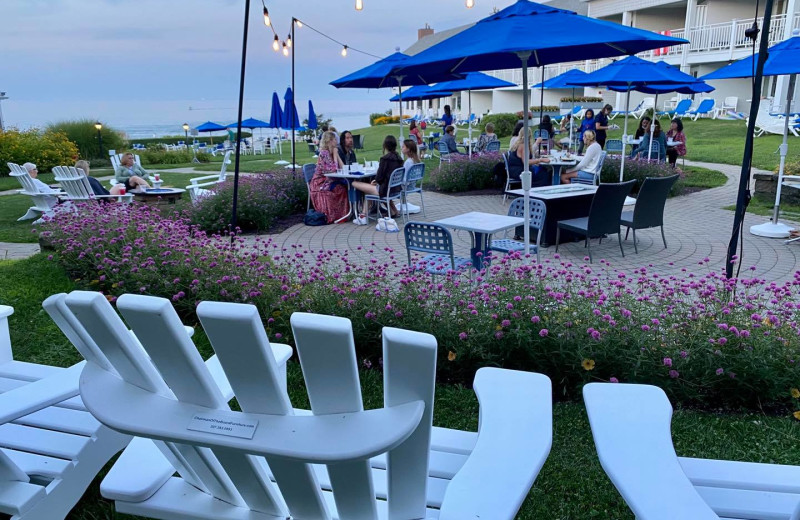 Patio at Beachmere Inn.