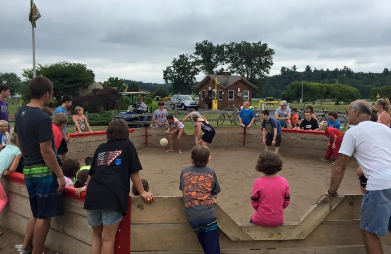 Games at Yogi Bear's Jellystone Park Warrens.