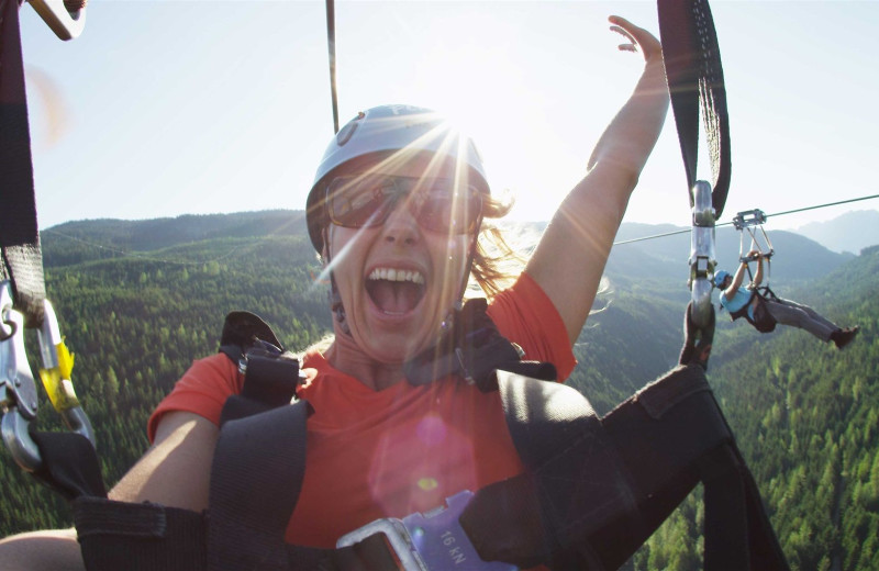 Zip line at Sundial Boutique Hotel.