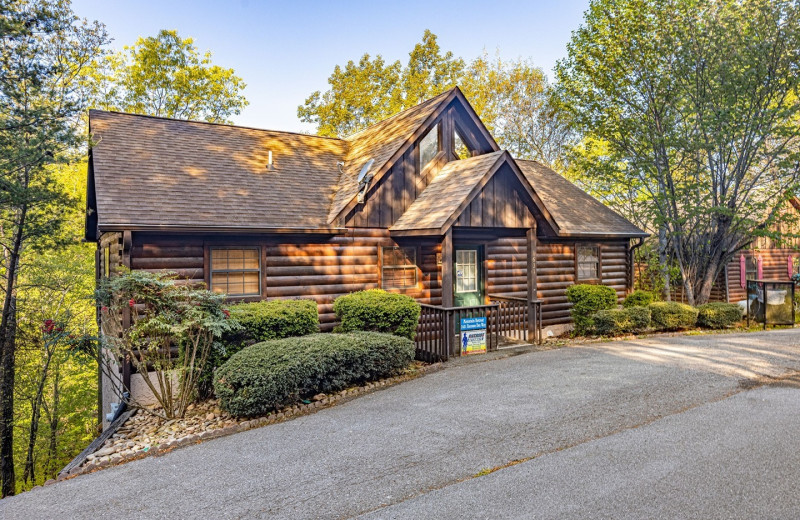 Cabin exterior at American Patriot Getaways, LLC.
