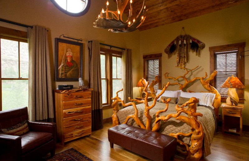 Guest room at Kessler Canyon.