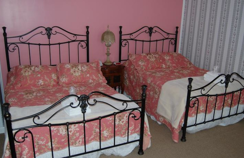 Guest room at The Pines Inn of Lake Placid.